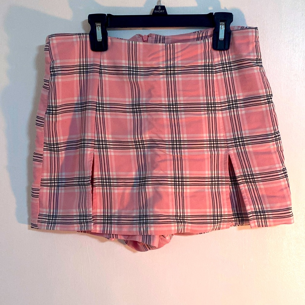 Pink Plaid Skort (part of matching set) 🩷